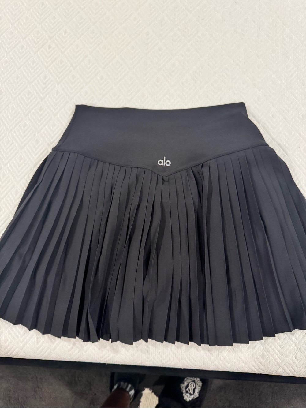 Alo Yoga Grand Slam Tennis Skirt Black Size M